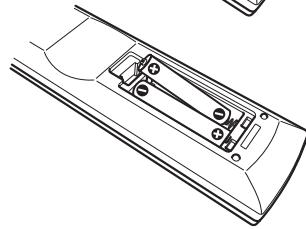 ONKYO DV-HD805 - Loading batteries - 2