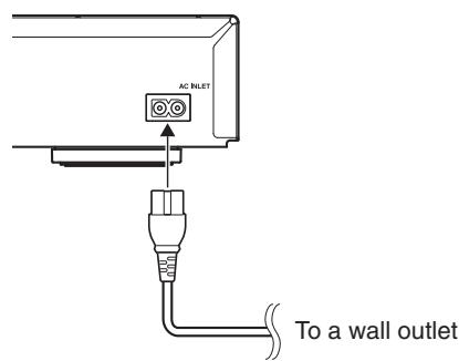 ONKYO DV-HD805 - Step 4: Power connection - 1