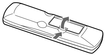 ONKYO DV-L55 - Installing the Batteries - 1