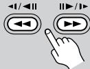 ONKYO DV-L55 - Press and hold / or II  until slow motion playback starts. - 1
