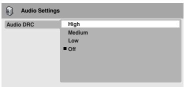 ONKYO DV-L55 - Audio Settings menu - 5