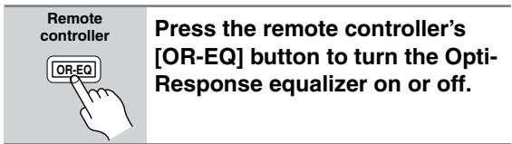 ONKYO HT-R340 - Using the OptiResponse Equalizer - 1