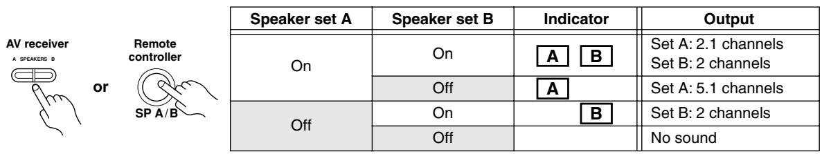 ONKYO HT-R340 - Speaker Sets A and B - 1