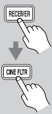 ONKYO HT-R530 - Using the CinemaFILTER - 1