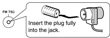 ONKYO HT-R530 - Attach the FM antenna, as shown. - 1