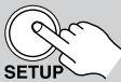 ONKYO HT-R530 - Press the [RECEIVER] button followed by the [SETUP] button. - 1