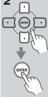 ONKYO HT-R640 - Press the [RECEIVER] or [AMP] button followed by the [SETUP] button. - 1