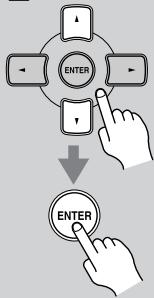 ONKYO HT-R640 - Press the [RECEIVER] or [AMP] button followed by the [SETUP] button. - 1