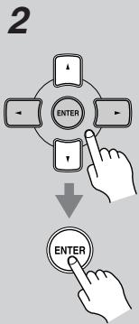 ONKYO HT-R640 - Press the [RECEIVER] or [AMP] button followed by the [SETUP] button. - 1