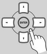 ONKYO HT-R640 - Press the [RECEIVER] or [AMP] button followed by the [SETUP] button. - 2