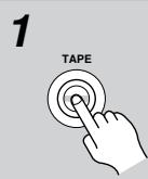 ONKYO HT-S580 - Changing the TAPE/MD/CDR Display - 2