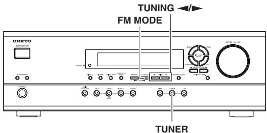 ONKYO HT-S670 - Listening to the radio - 1