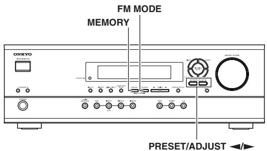 ONKYO HT-S670 - Listening to the radio - 1