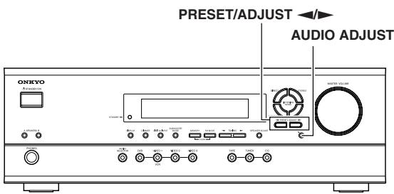 ONKYO HT-S670 - Audio adjust function - 1