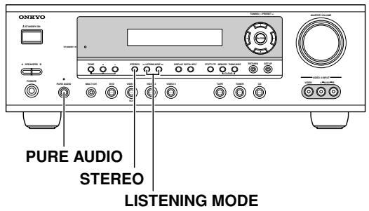 ONKYO HT-S780 - Selecting on the AV receiver - 1