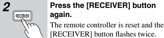 ONKYO HT-S780 - Resetting the Remote Controller - 2