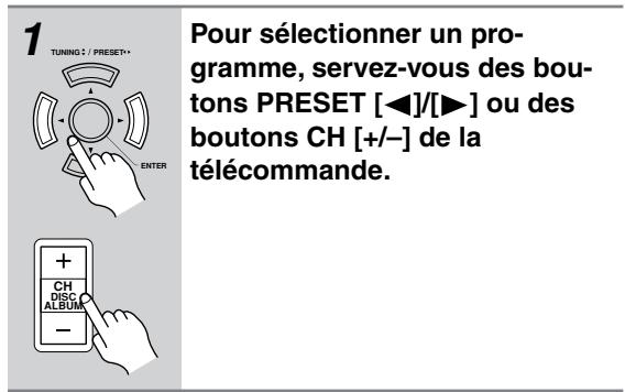 ONKYO HT-S990THX - Préreglage des chaînes XM - 2