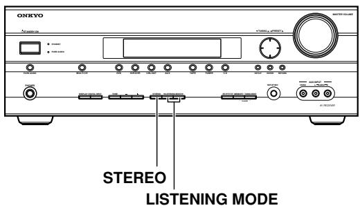 ONKYO SKC-750C - Selecting Listening Modes - 1