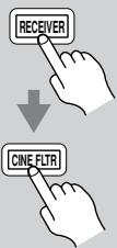 ONKYO SKC-750C - Using the CinemaFILTER - 1