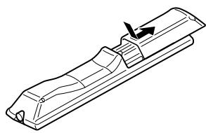 ONKYO SKC-750C - Installing the Batteries - 1