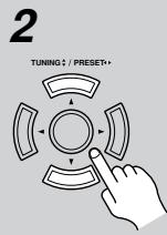ONKYO SKC-940C - Press the [TUNING MODE] button so that the AUTO indicator appears on the display. - 1