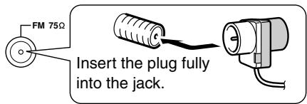 ONKYO SKM-750S - Attach the FM antenna, as shown. - 1