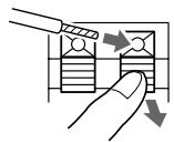 ONKYO SKS-HT750 - Connecting the Speaker Cables - 1