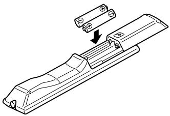 ONKYO SKW-750 - Installing the Batteries - 2