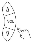 ONKYO TX-DS595 - Adjust the volume to an appropriate level. - 2