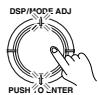 ONKYO TX-DS595 - Press the jog dial or the ENTER button on the remote controller. - 1