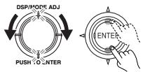 ONKYO TX-DS595 - Press the SETUP button. - 2