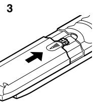 ONKYO TX-DS595 - Installing the remote controller batteries - 3