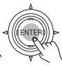 ONKYO TX-DS595 - Press the jog dial or ENTER button on the remote controller. - 2