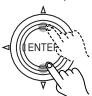 ONKYO TX-DS595 - Press the jog dial or ENTER button on the remote controller. - 4