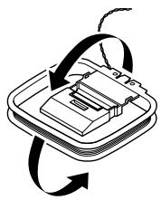 ONKYO TX-DS595 - Assembling the AM loop antenna - 1