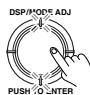 ONKYO TX-DS595 - Press the jog dial or ENTER button on the remote controller. - 1