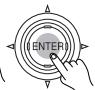 ONKYO TX-DS595 - Press the jog dial or ENTER button on the remote controller. - 2