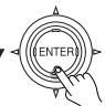 ONKYO TX-DS595 - Press the jog dial or ENTER button on the remote controller. - 4
