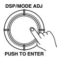 ONKYO TX-DS595 - When pressing the jog dial - 1