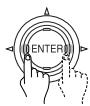 ONKYO TX-DS595 - Press the jog dial or the ENTER button on the remote controller. - 4