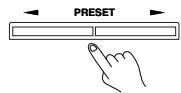 ONKYO TX-DS595 - Selecting a preset radio station - 2