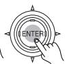 ONKYO TX-DS595 - Press the jog dial or ENTER button on the remote controller. - 2