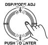 ONKYO TX-DS595 - Press the jog dial or the ENTER button on the remote controller. - 1