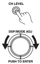 ONKYO TX-DS595 - Temporarily changing the speaker output levels - 1