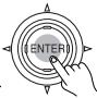 ONKYO TX-DS595 - Press the jog dial or ENTER button on the remote controller. - 6