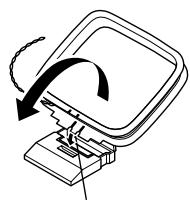 ONKYO TX-DS595 - Assembling the AM loop antenna - 2