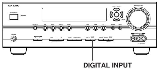 ONKYO TX-SR504 - Digital Input Signal Formats - 1