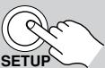 ONKYO TX-SR504 - Use the Left and Right [] / [] buttons to change the setting. Press the Down [▼] button to select the next setting. - 1