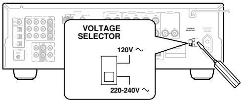 ONKYO TX-SR504 - Power Warning - 1