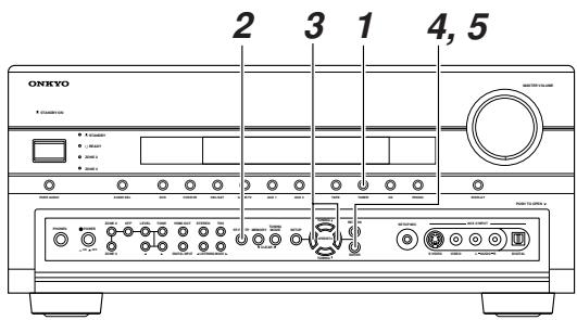 ONKYO TX-SR805 - Recherche de station par type (PTY) - 1